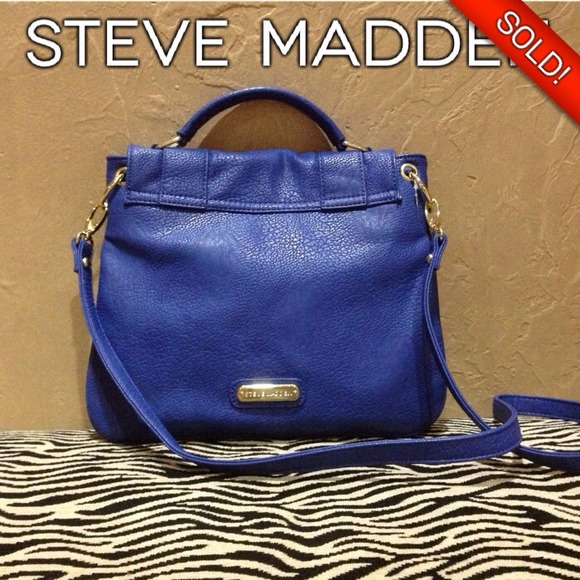 🚫SOLD!🚫Steve Madden Cobalt Blue Crossbody Bag