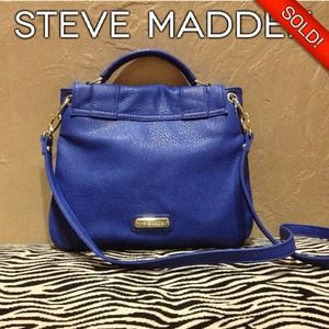 🚫SOLD!🚫Steve Madden Cobalt Blue Crossbody Bag