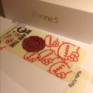 ❤️HELlO KITTY IPHONE5/5S PHONE STICKER ❤️