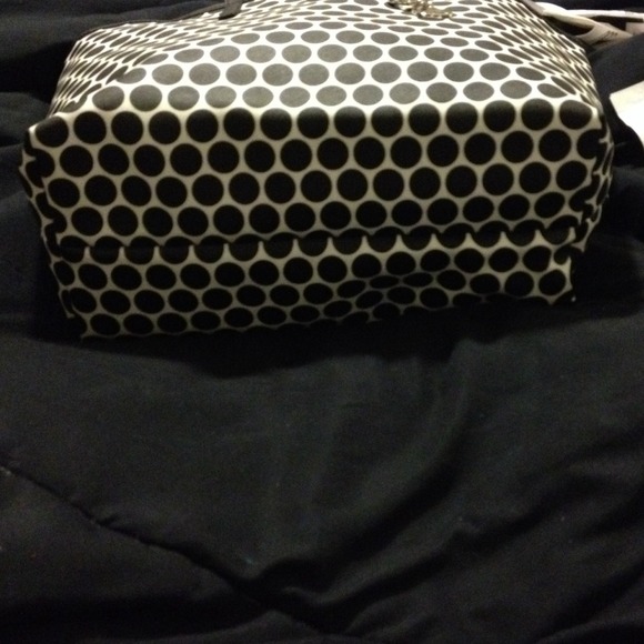 Large Michael Kors Polka Dot Printed Tote Bag - Picture 2 of 4