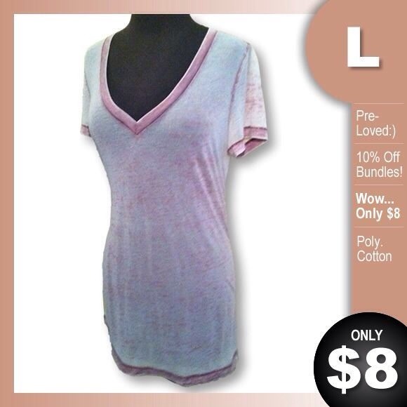Pink V-Neck by AEROPOSTALE