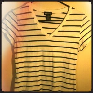 Black and white striped shirt