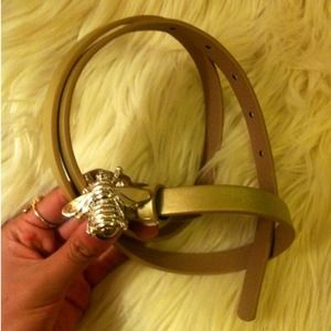 ****SOLD****Bee Metallic Belt