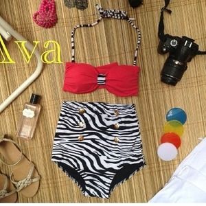 💕HOLD💕 @flair5 High-waisted bathing suit S