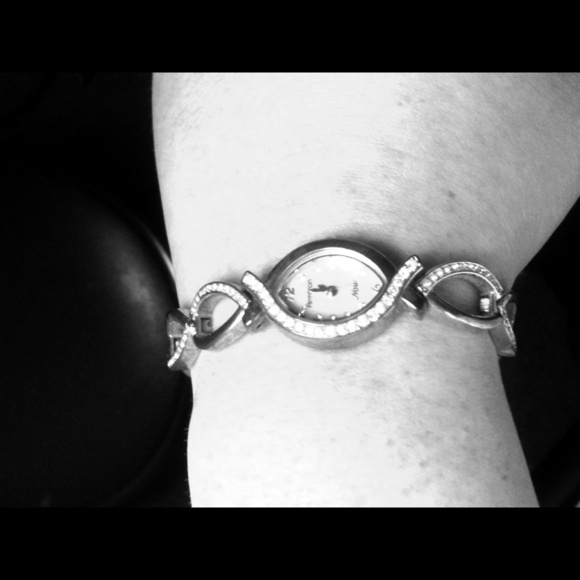Silver DIMOND encrusted watch