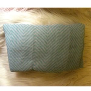 ****SOLD**** Mint & White Chevron Scarf