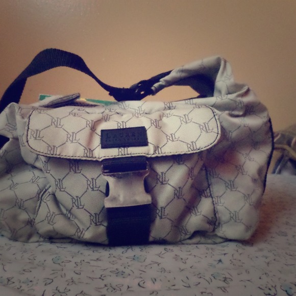Gray Ralph Lauren purse
