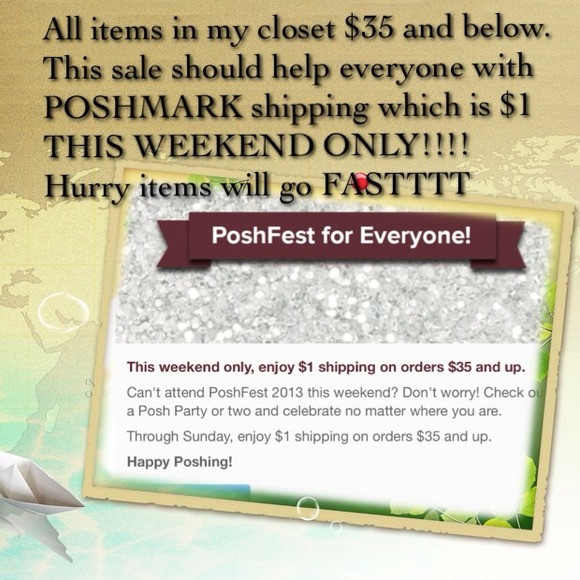 ALL ITEMS ON SALE $35-LESS and ONLY $1 SHIPPING