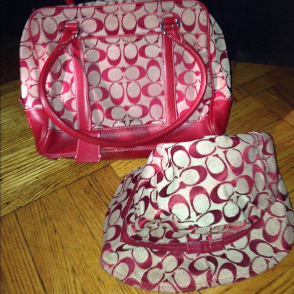 Coach Handbags - Coach bag and hat *negotiating*