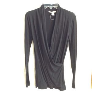 Wrap top from Banana Republic