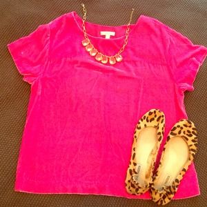 J. Crew Velvet Tee