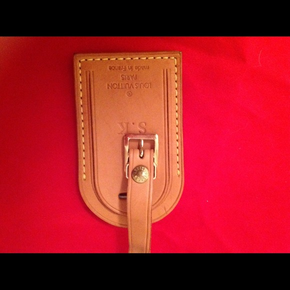 Sold Auth Louis Vuitton Name tag