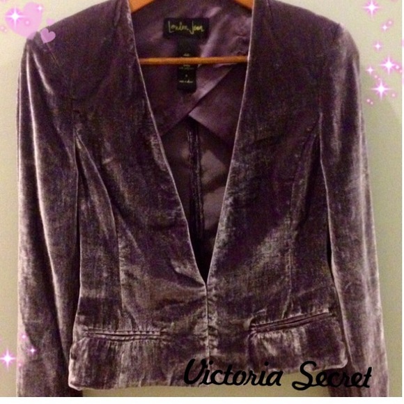 Amethyst Velvet Blazer by Victoria Secret