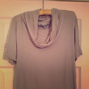 James Perse knit cowl neck