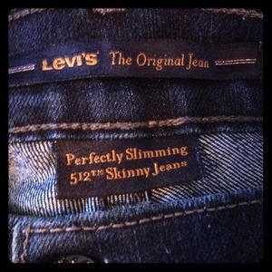 REDUCED!Levi's 512 Perfectly Slimming Skinny Jeans