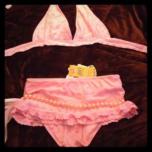 Juicy couture bikini bundled with phone case