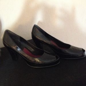 Black Big Ben Casual Heels