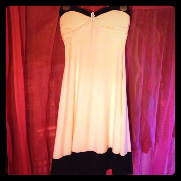 White cocktail dress