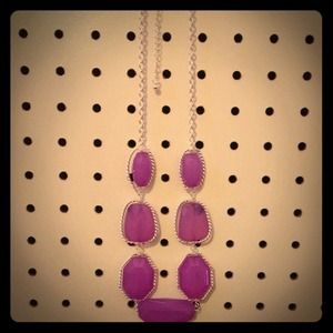 Purple Statement Necklace