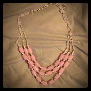 Light Pink/Purple Statement Necklace