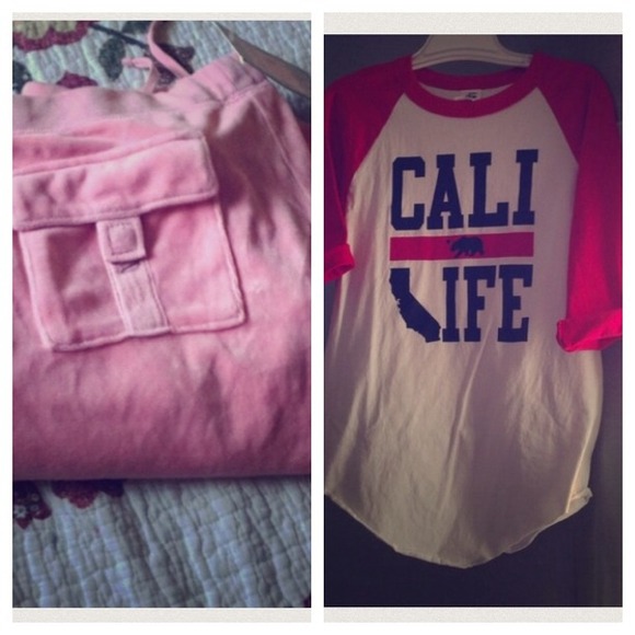 Cali Life Baseball Shirt/ Juicy pants Trade 😘🎁