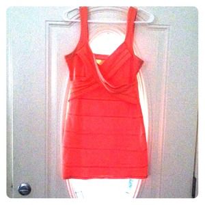 A very sexy peachy dress