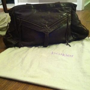 Botkier Clyde Satchel- brown leather