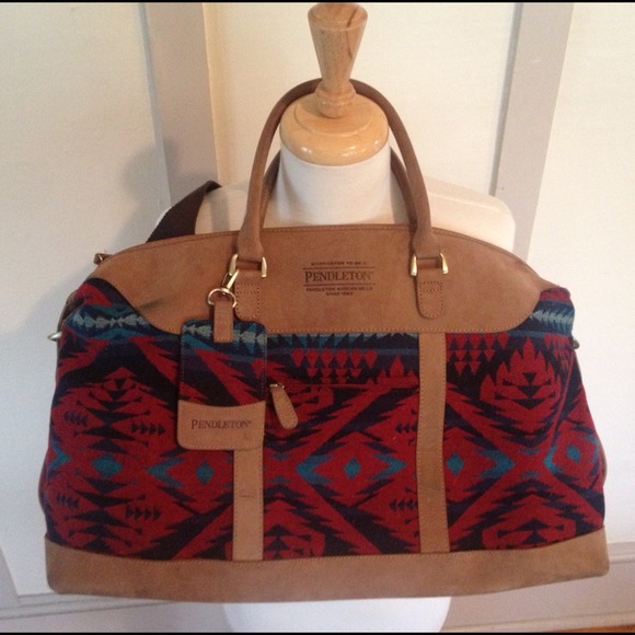 Authentic Pendleton Wool Weekender Duffle Bag