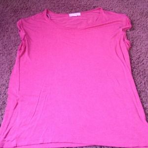 Pink forever 21 silky flow shirt
