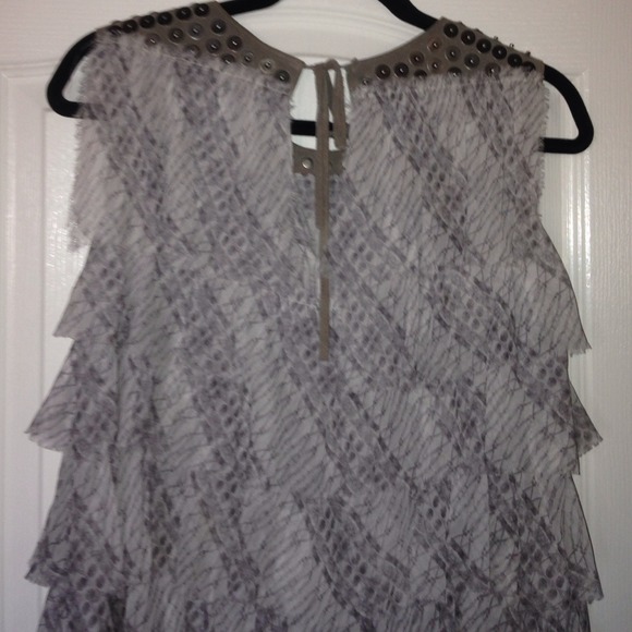 ❌SOLD❌Thomas Wylde 100% Silk & Suede $2400 - Picture 2 of 4