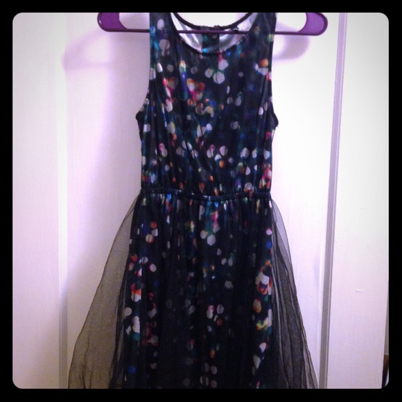 Black tulle dress from H&M.