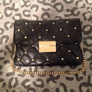 Michael Kors black quilted purse