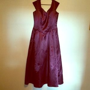 Beautiful plum dress
