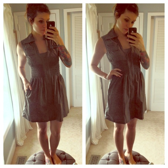 Military style dress