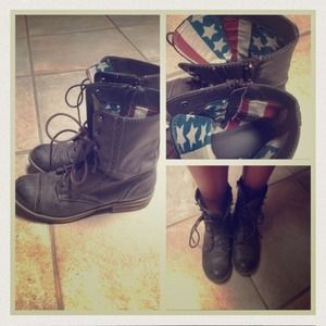Vintage combat boots