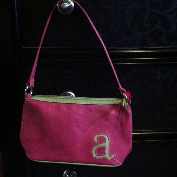 Small pink "a" purse