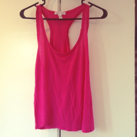 Hot pink tank