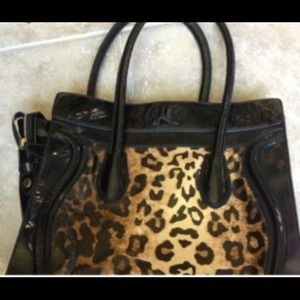 Leopard print purse