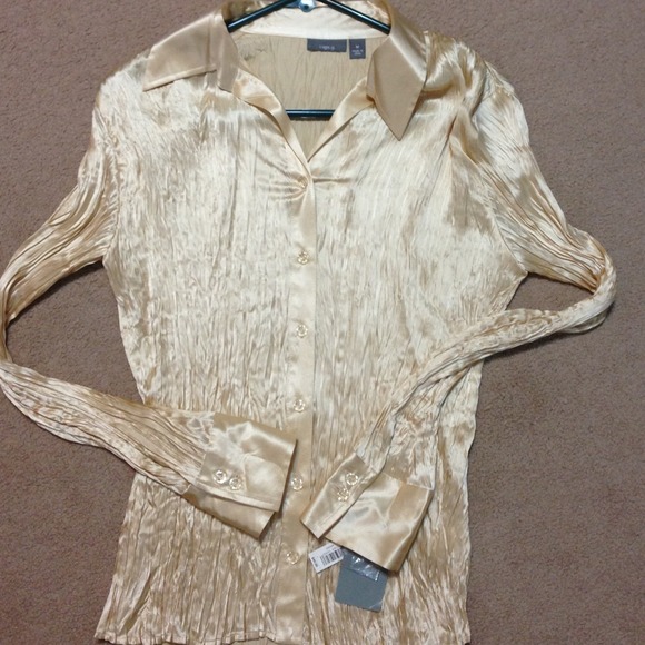 100% silk long sleeve shirt