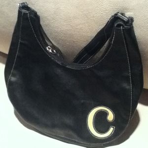 Black shoulder strap purse
