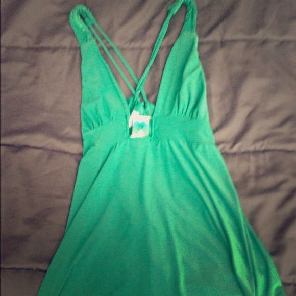 Green blouse
