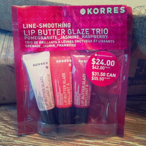 Korres Line-Smoothing Lip Butter Glaze Trio