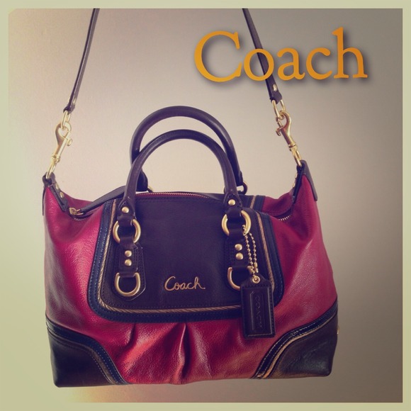 Coach leather bag