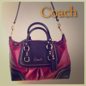 Coach leather bag
