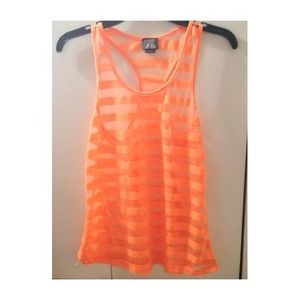 Orange tank top