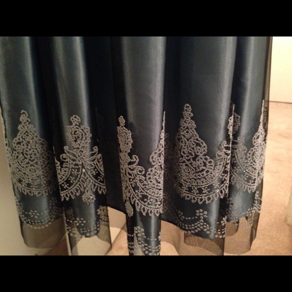 REDUCED PRICE: Gorgeous Satin and Tulle Dress - Picture 4 of 4