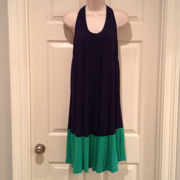 The Webster for Target Navy & Green Dress