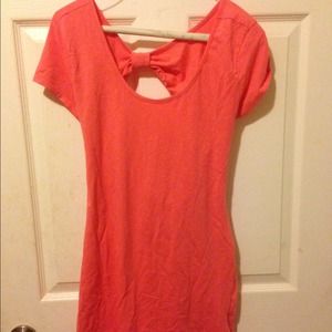 Pink cotton dress