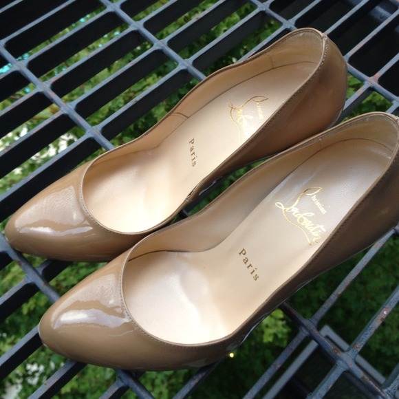 Authentic 100% Real Christian Louboutin Camel Heel