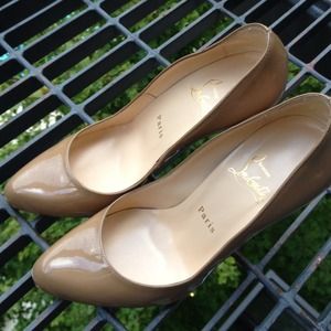 Authentic 100% Real Christian Louboutin Camel Heel